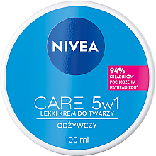 5in1 Pflegende Gesichts- und Körpercreme - NIVEA Care Nourishing Light Cream — Bild N2