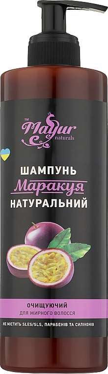 Natürliches Shampoo für fettiges Haar mit Passionsfrucht - Mayur Passion Fruit Shampoo — Bild N4