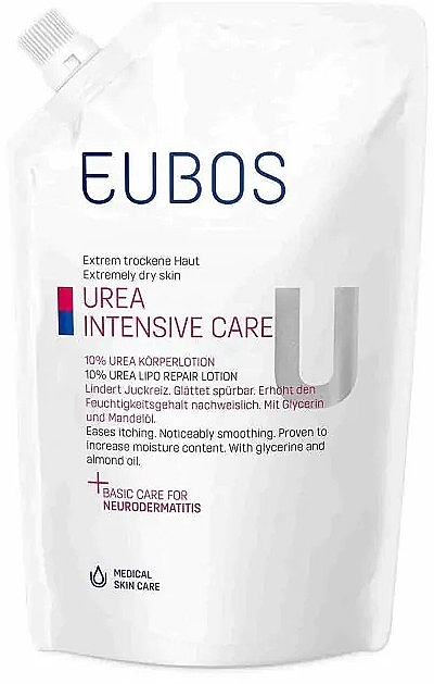 Körperlotion mit 10% Urea - Eubos Med Urea Intensive Care Urea 10% Lipo Repair Refill (Refill)  — Bild N1