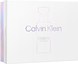 Duftset (Eau de Parfum 100 ml + Körperlotion 100 ml + Eau de Parfum 10 ml) - Calvin Klein Eternity For Woman  — Bild N3