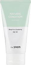 Düfte, Parfümerie und Kosmetik Porenreinigendes Gesichtsschaum-Peeling - The Saem Natural Condition Cleansing Scrub Deep Pore Cleansing