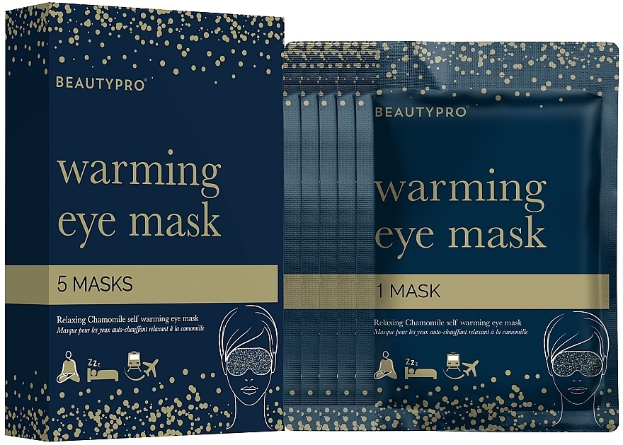 Wärmende Augenmaske - BeautyPro Warming Eye Mask — Bild N1