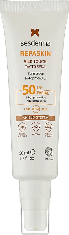 Sonnenschutzcreme für das Gesicht LSF 50 - SesDerma Laboratories Repaskin Silk Touch Facial SPF 50 — Bild N1