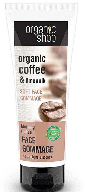 Gesichtspeeling mit Bio Kaffee- und Olivenöl - Organic Shop Gommage Face — Bild N1