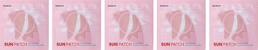 Feuchtigkeitspflaster zum Schutz vor schädlicher UV-Strahlung - Heimish Watermelon Outdoor Soothing Sun Patch — Bild N3