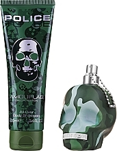 Police To Be Camouflage - Duftset (Eau de Toilette 75ml + Duschgel 100ml) — Bild N2