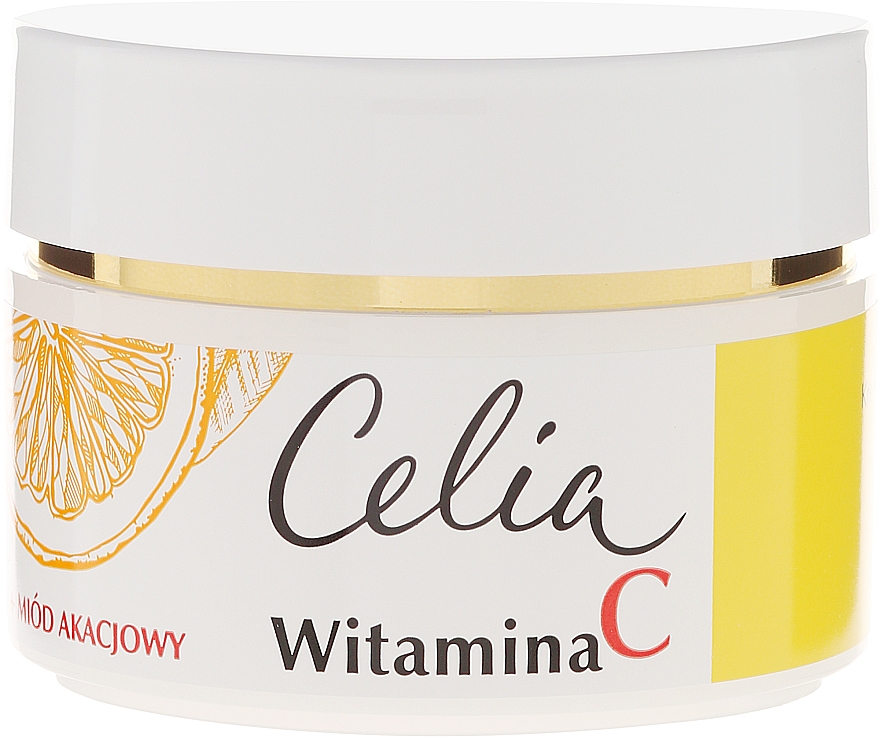 Tag & Nacht stärkende Gesichtscreme mit Vitamin C 45+ - Celia Witamina C — Bild N2