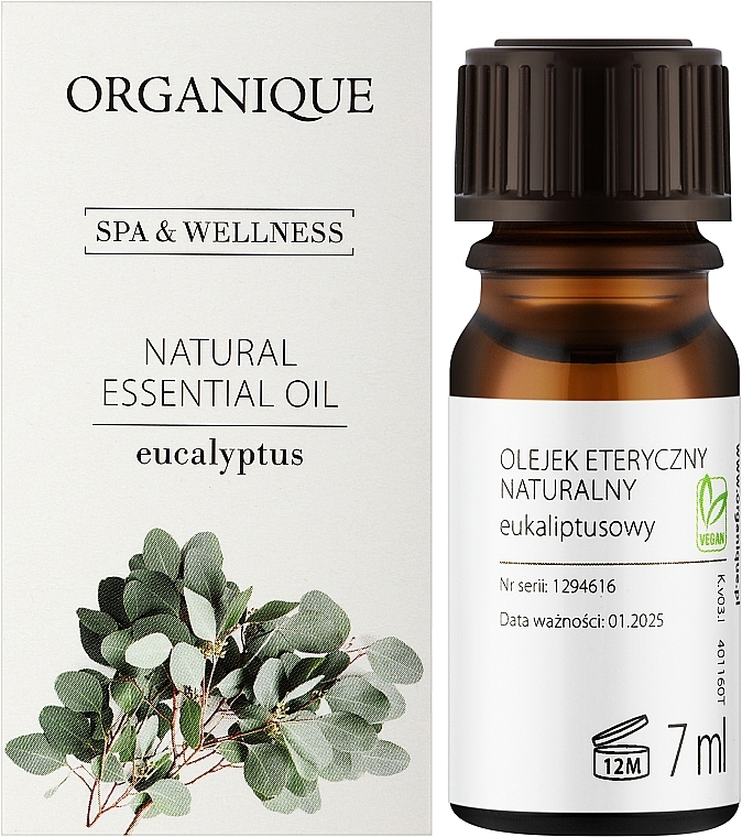 Ätherisches Öl Eukalyptus - Organique Spa & Wellness Natural Essential Oil Eucalyptus — Bild N3