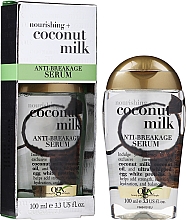 Düfte, Parfümerie und Kosmetik Kokosmilch-Serum - OGX Coconut Milk Anti-breakage Serum