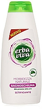 Düfte, Parfümerie und Kosmetik Weichmachender Badeschaum mit Seidenproteinen - Erba Viva Silky Bath Foam