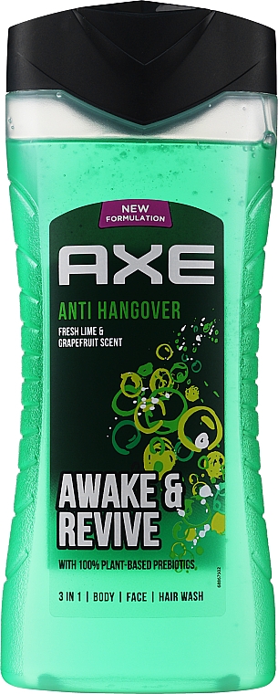 Duschgel "Anti Hangover" 3 in 1 - Axe Shower Gel Anti-Hangover 3in1 — Bild N1