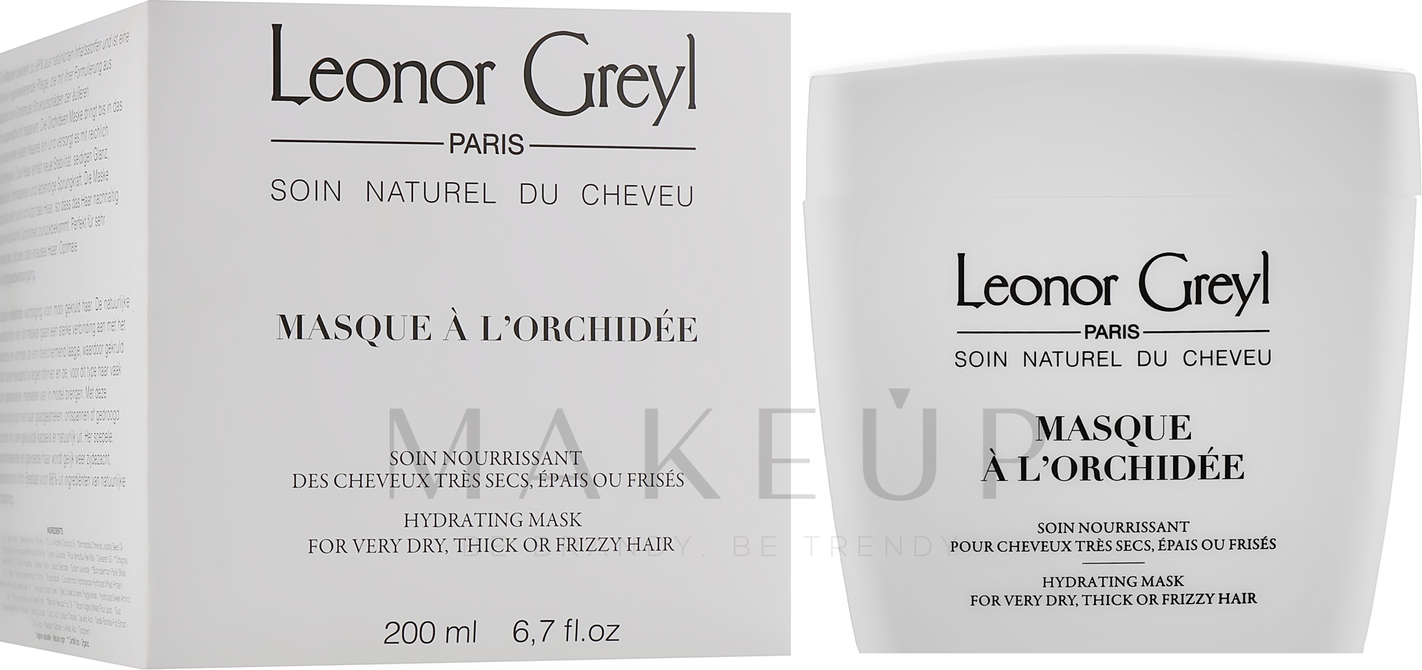 Nährende Maske für sehr trockenes und krauses Haar mit Orchidee - Leonor Greyl Masque a L'orchidee — Bild 200 ml