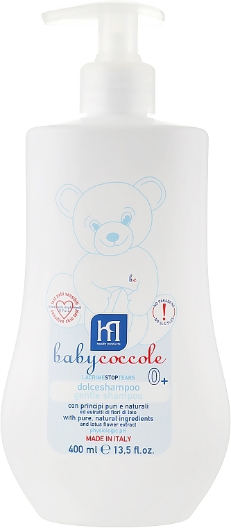 Sanftes, weichmachendes und feuchtigkeitsspendendes Shampoo für Kinder - Babycoccole Gentle Shampoo — Bild N5