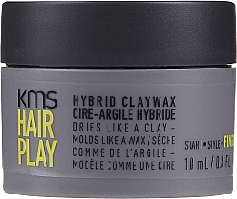 Düfte, Parfümerie und Kosmetik Mattierendes Hybrid-Tonwachs für das Haar mit Bienenwachs, Traubenkernöl und Pfefferminze - KMS California HairPlay Hybrid Clay Wax (Mini)