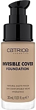 Düfte, Parfümerie und Kosmetik Foundation - Catrice Invisible Cover Foundation 