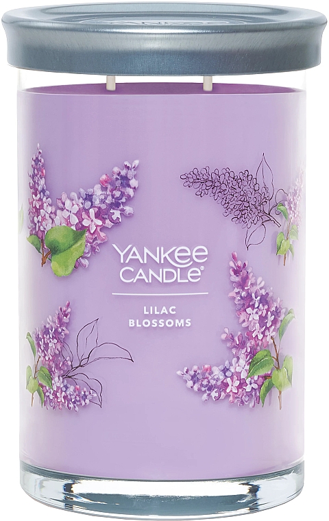 Duftkerze mit Ständer Lila Blüten mit 2 Dochten - Yankee Candle Lilac Blossoms Tumbler — Bild N1