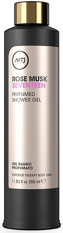 Duftendes Duschgel mit Heidelbeerextrakt - MTJ Cosmetics Superior Therapy Rose Musk Seventeen Shower Gel — Bild 350 ml