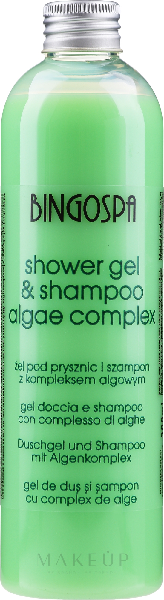 Shampoo mit Algenkomplex und Pflanzenextrakt - BingoSpa Shampoo Algae — Bild 300 ml