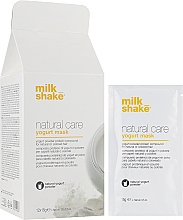 Düfte, Parfümerie und Kosmetik Pflegende Haarmaske mit Joghurtprotein - Milk Shake Natural Care Yogurt Mask Set