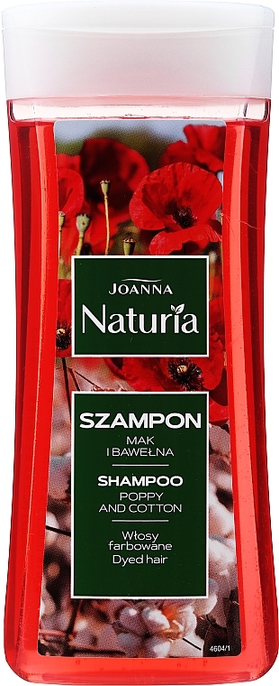 Shampoo für gefärbtes Haar mit Mohn und Baumwolle - Joanna Naturia Shampoo With Poppy And Cotton — Bild N1