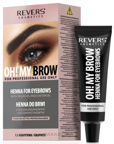 Creme-Henna für Augenbrauen - Revers Henna Oh!My Brow  — Bild 1.1 - Graphite