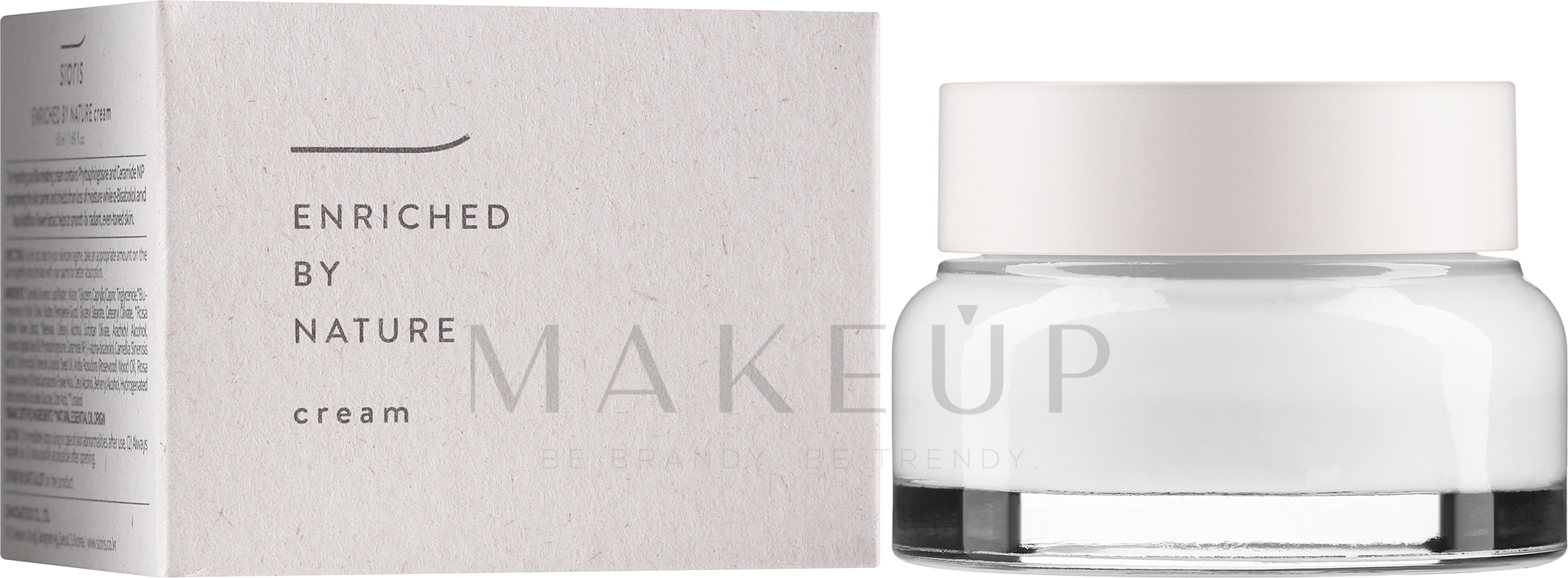 Feuchtigkeitsspendende Gesichtscreme - Sioris Enriched By Nature Cream — Bild 50 ml