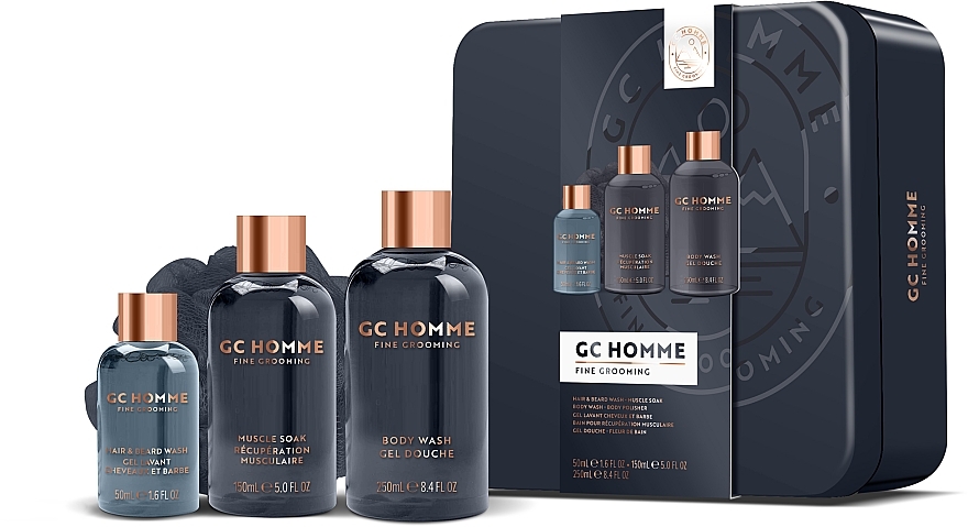 Set, 4 Produkte - Grace Cole CG Homme Fine Grooming Freshen Up — Bild N1