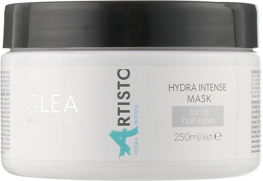 Intensiv feuchtigkeitsspendende Maske für trockenes Haar - Elea Professional Artisto Hydra Intense Mask — Bild N1