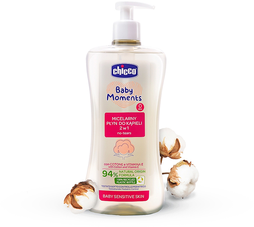 Shampoo-Gel für Körper und Haar für empfindliche Haut - Chicco Baby Moments — Bild N2