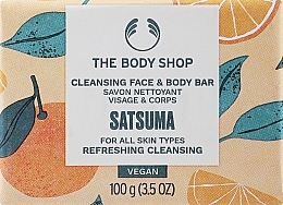 Düfte, Parfümerie und Kosmetik Seife für Gesicht und Körper - The Body Shop Satsuma Cleansing Face & Body Bar