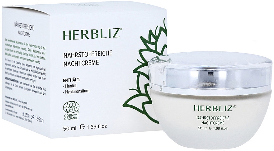 Nährstoffreiche Nachtcreme - Herbliz — Bild N3