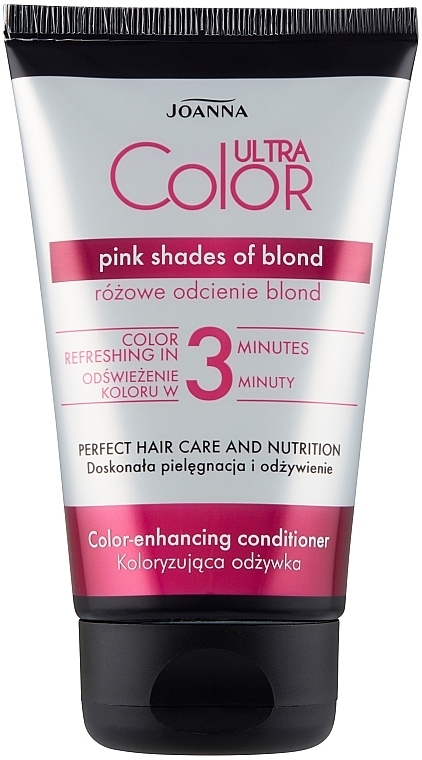 Farb-Conditioner für rosa Farbtöne für blondes Haar - Joanna Ultra Color System Pink Shades Of Blond — Bild N2