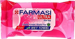 Düfte, Parfümerie und Kosmetik Feuchttücher mit Aloe Vera - Farmasi Ultra Pink