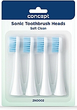 Düfte, Parfümerie und Kosmetik Erzatz-Zahnbürstenkopf für Schallzahnbürste ZK0002 - Concept Sonic Toothbrush Heads Soft Clean