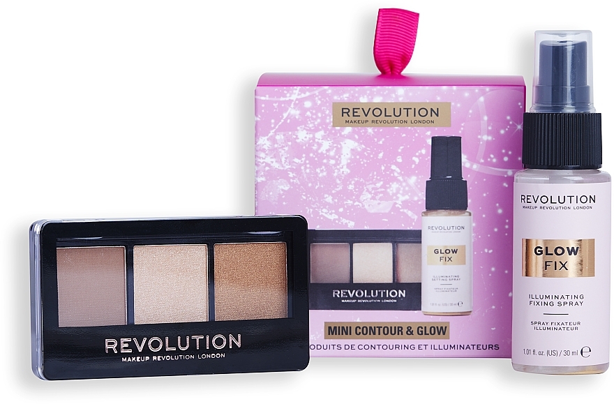 Gesichtspflegeset 2 St. - Makeup Revolution Mini Contour & Glow Gift Set — Bild N1