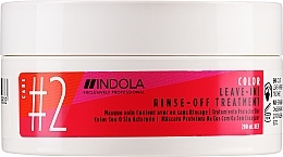 Haarmaske für coloriertes Haar - Indola Innova Color #2 Leave-In Rinse-Off Treatment Mask — Foto N2