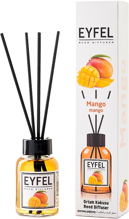 Raumerfrischer Mango - Eyfel Perfume Mango Reed Diffuser  — Bild N3