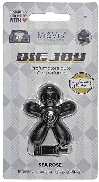 Auto-Lufterfrischer - Mr&Mrs Big Joy Sea Rose Black Car Perfume — Bild N2