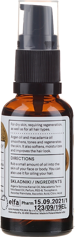 Arganöl für trockenes und geschädigtes Haar - Vis Plantis Argan Oil For Hair — Bild N6