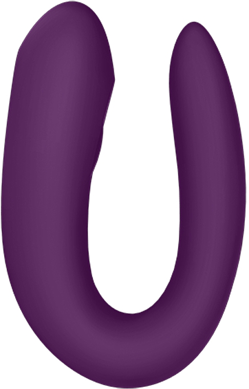 Paar-Vibrator violett - Satisfyer Double Joy Partner Vibrator Violet — Bild N3