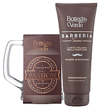 Bottega Verde Barberia Toscana - Set (Duschgel/50 ml + Bierbecher/1 St.) — Bild N1