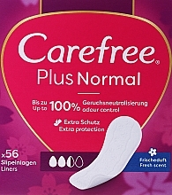 Düfte, Parfümerie und Kosmetik Slipeinlagen mit Frischeduft 56 St. - Carefree Plus Original Fresh Scent