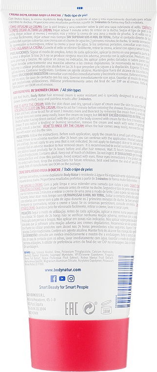 Creme für die Enthaarung unter der Dusche - Body Natur In-Shower Hair Removal Cream — Bild N3