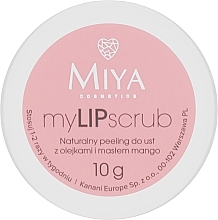 Lippenpeeling mit Mangobutter - Miya Cosmetics myLIPscrub — Bild N1