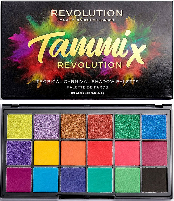 Lidschattenpalette - Makeup Revolution X Tammi Tropical Carnival Palette — Bild N1