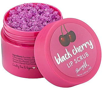 Lippenpeeling Kirsche - Barry M Black Cherry Lip Scrub — Bild N1