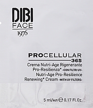 GESCHENK! Pflegende präbiotische Gesichtscreme mit UV-Filtern - DIBI Milano Procellular 365 Nutri-Age Pro-Resilience Renewing Cream With Uv Filters (sample)  — Bild N2