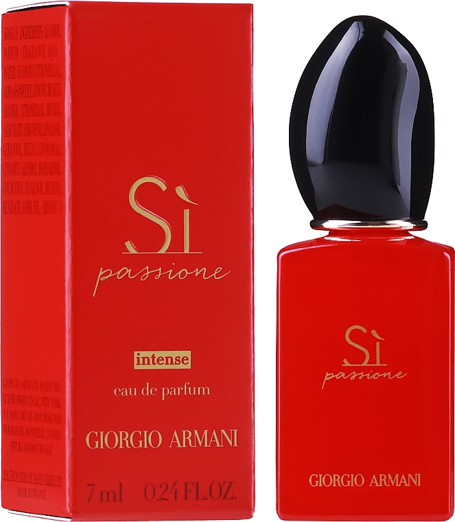 Giorgio Armani Si Passione Intense - GESCHENK! Eau de Parfum (Mini) — Bild N2