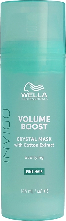 Volumengebende Haarmaske - Wella Professionals Invigo Volume Boost Crystal Mask — Bild N1