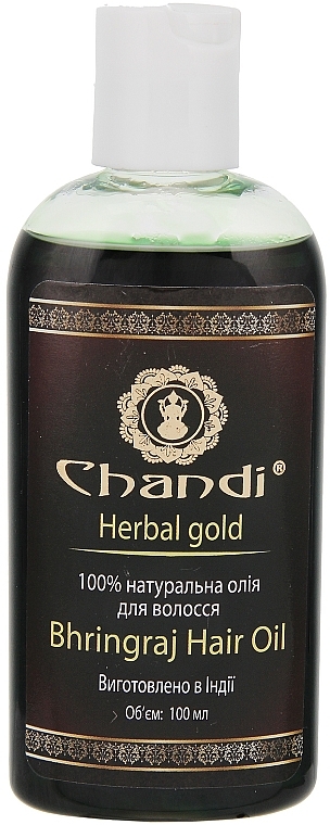 100% natürliches Öl für das Haar mit Eclipta Prostrata - Chandi Bhringraj Hair Oil — Foto N1
